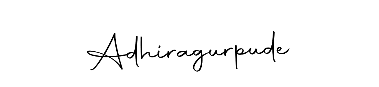 Use a signature maker to create a handwritten signature online. With this signature software, you can design (Autography-DOLnW) your own signature for name Adhiragurpude. Adhiragurpude signature style 10 images and pictures png