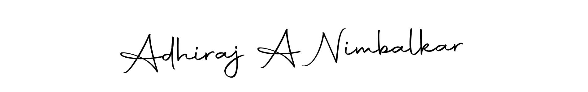 Make a short Adhiraj A Nimbalkar signature style. Manage your documents anywhere anytime using Autography-DOLnW. Create and add eSignatures, submit forms, share and send files easily. Adhiraj A Nimbalkar signature style 10 images and pictures png