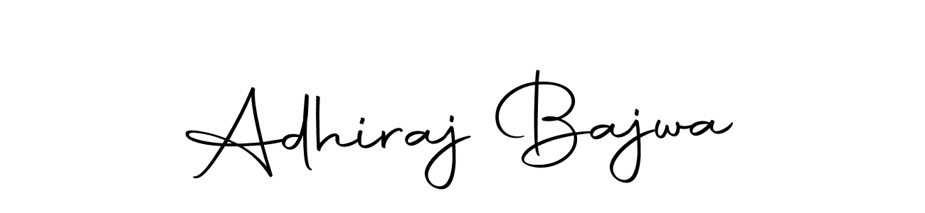 Design your own signature with our free online signature maker. With this signature software, you can create a handwritten (Autography-DOLnW) signature for name Adhiraj Bajwa. Adhiraj Bajwa signature style 10 images and pictures png