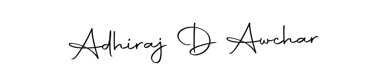Make a beautiful signature design for name Adhiraj D Awchar. With this signature (Autography-DOLnW) style, you can create a handwritten signature for free. Adhiraj D Awchar signature style 10 images and pictures png