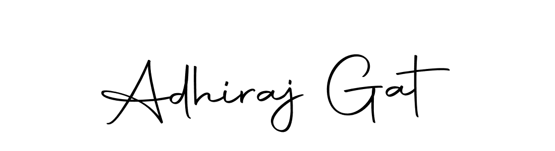 Make a beautiful signature design for name Adhiraj Gat. With this signature (Autography-DOLnW) style, you can create a handwritten signature for free. Adhiraj Gat signature style 10 images and pictures png