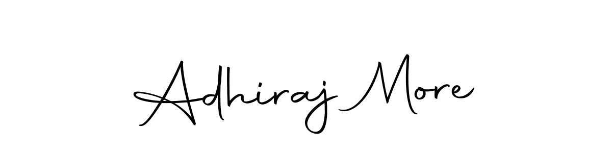 Use a signature maker to create a handwritten signature online. With this signature software, you can design (Autography-DOLnW) your own signature for name Adhiraj More. Adhiraj More signature style 10 images and pictures png