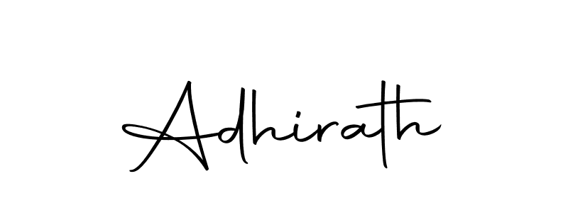 Design your own signature with our free online signature maker. With this signature software, you can create a handwritten (Autography-DOLnW) signature for name Adhirath. Adhirath signature style 10 images and pictures png