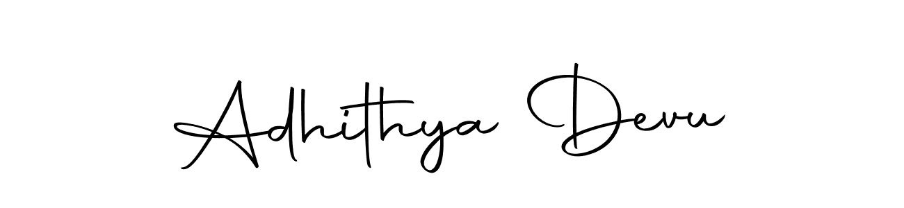How to make Adhithya Devu name signature. Use Autography-DOLnW style for creating short signs online. This is the latest handwritten sign. Adhithya Devu signature style 10 images and pictures png