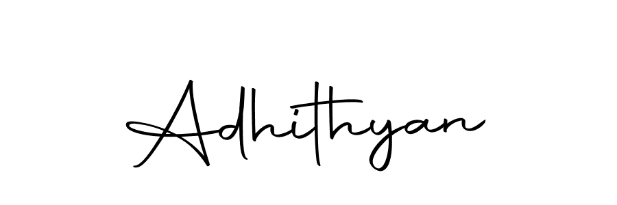 Design your own signature with our free online signature maker. With this signature software, you can create a handwritten (Autography-DOLnW) signature for name Adhithyan. Adhithyan signature style 10 images and pictures png