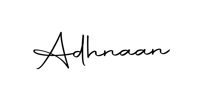 Design your own signature with our free online signature maker. With this signature software, you can create a handwritten (Autography-DOLnW) signature for name Adhnaan. Adhnaan signature style 10 images and pictures png