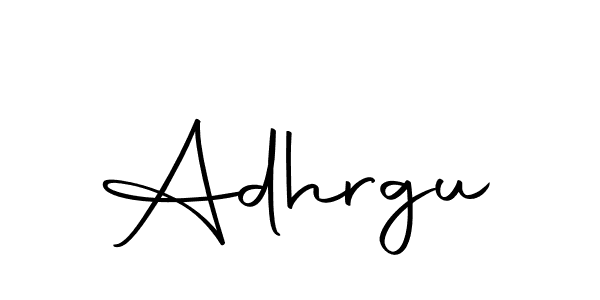 Design your own signature with our free online signature maker. With this signature software, you can create a handwritten (Autography-DOLnW) signature for name Adhrgu. Adhrgu signature style 10 images and pictures png