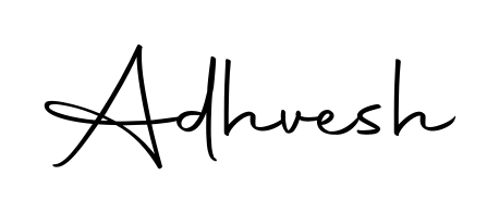 A dynamic signature style for Adhvesh using Autography-DOLnW script. Designed to look authentic, handwritten, and professional. Adhvesh signature style 10 images and pictures png