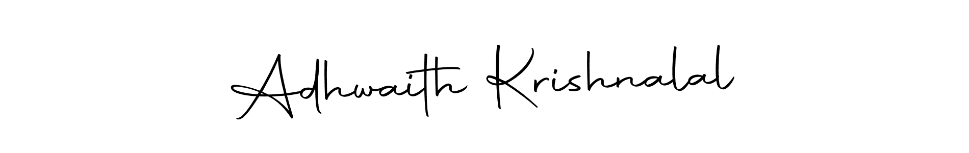 Similarly Autography-DOLnW is the best handwritten signature design. Signature creator online .You can use it as an online autograph creator for name Adhwaith Krishnalal. Adhwaith Krishnalal signature style 10 images and pictures png