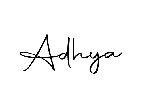 How to make Adhya name signature. Use Autography-DOLnW style for creating short signs online. This is the latest handwritten sign. Adhya signature style 10 images and pictures png