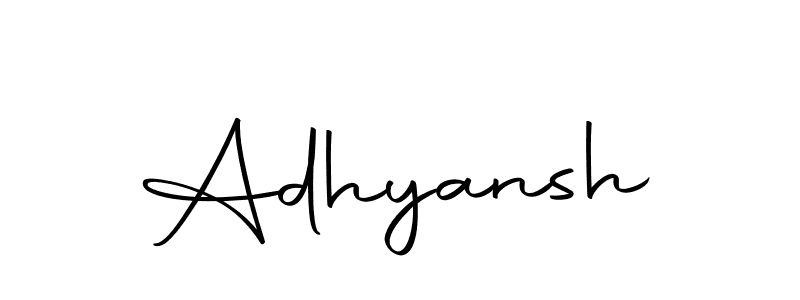 How to make Adhyansh name signature. Use Autography-DOLnW style for creating short signs online. This is the latest handwritten sign. Adhyansh signature style 10 images and pictures png