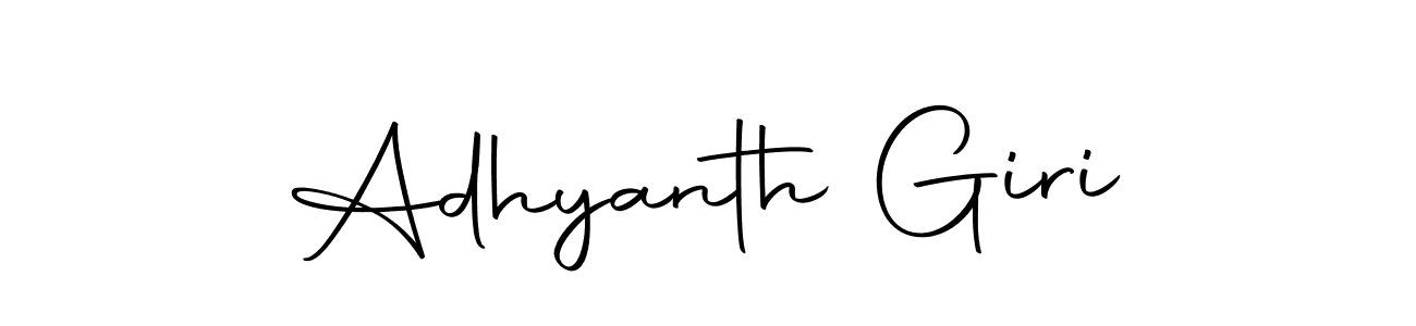 Make a beautiful signature design for name Adhyanth Giri. With this signature (Autography-DOLnW) style, you can create a handwritten signature for free. Adhyanth Giri signature style 10 images and pictures png