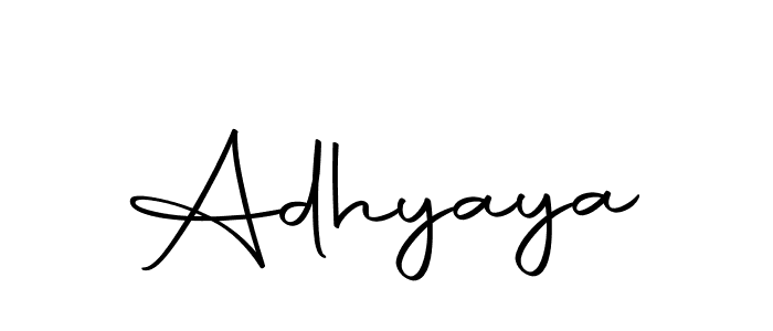 You should practise on your own different ways (Autography-DOLnW) to write your name (Adhyaya) in signature. don't let someone else do it for you. Adhyaya signature style 10 images and pictures png