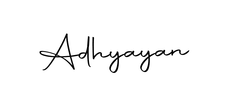 Adhyayan stylish signature style. Best Handwritten Sign (Autography-DOLnW) for my name. Handwritten Signature Collection Ideas for my name Adhyayan. Adhyayan signature style 10 images and pictures png