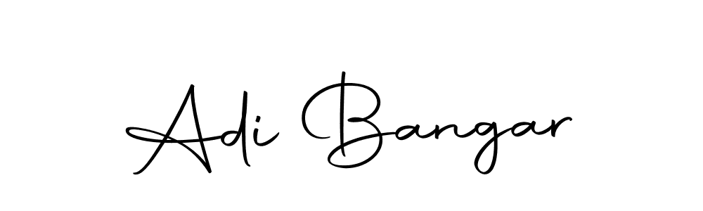 Use a signature maker to create a handwritten signature online. With this signature software, you can design (Autography-DOLnW) your own signature for name Adi Bangar. Adi Bangar signature style 10 images and pictures png