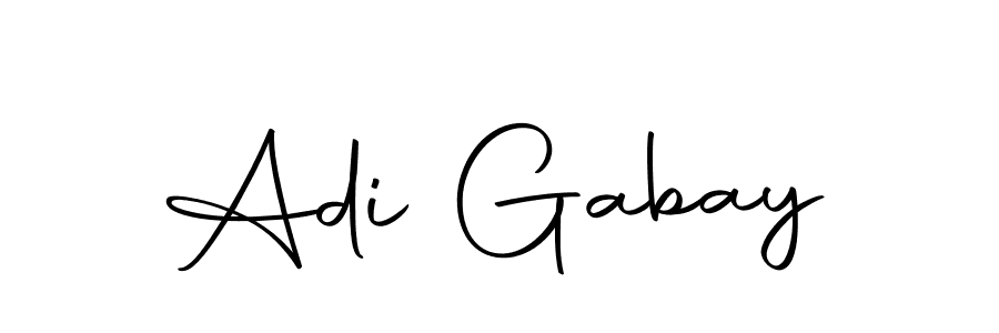 Make a beautiful signature design for name Adi Gabay. Use this online signature maker to create a handwritten signature for free. Adi Gabay signature style 10 images and pictures png