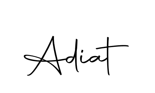 How to make Adiat name signature. Use Autography-DOLnW style for creating short signs online. This is the latest handwritten sign. Adiat signature style 10 images and pictures png