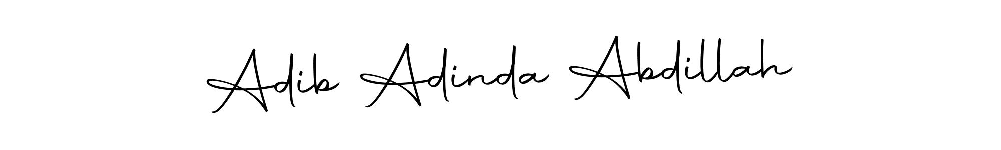 Make a beautiful signature design for name Adib Adinda Abdillah. With this signature (Autography-DOLnW) style, you can create a handwritten signature for free. Adib Adinda Abdillah signature style 10 images and pictures png