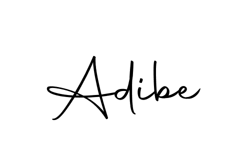 How to make Adibe signature? Autography-DOLnW is a professional autograph style. Create handwritten signature for Adibe name. Adibe signature style 10 images and pictures png
