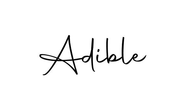 The best way (Autography-DOLnW) to make a short signature is to pick only two or three words in your name. The name Adible include a total of six letters. For converting this name. Adible signature style 10 images and pictures png