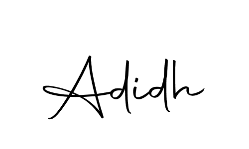 Similarly Autography-DOLnW is the best handwritten signature design. Signature creator online .You can use it as an online autograph creator for name Adidh. Adidh signature style 10 images and pictures png