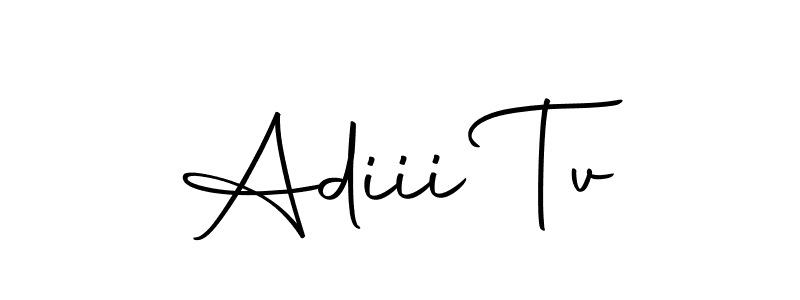 Make a beautiful signature design for name Adiii Tv. With this signature (Autography-DOLnW) style, you can create a handwritten signature for free. Adiii Tv signature style 10 images and pictures png
