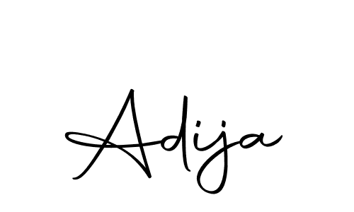 You should practise on your own different ways (Autography-DOLnW) to write your name (Adija) in signature. don't let someone else do it for you. Adija signature style 10 images and pictures png