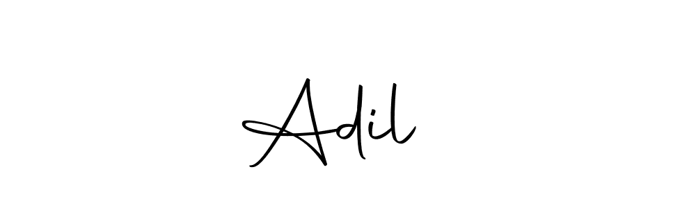 Similarly Autography-DOLnW is the best handwritten signature design. Signature creator online .You can use it as an online autograph creator for name Adil❤️. Adil❤️ signature style 10 images and pictures png