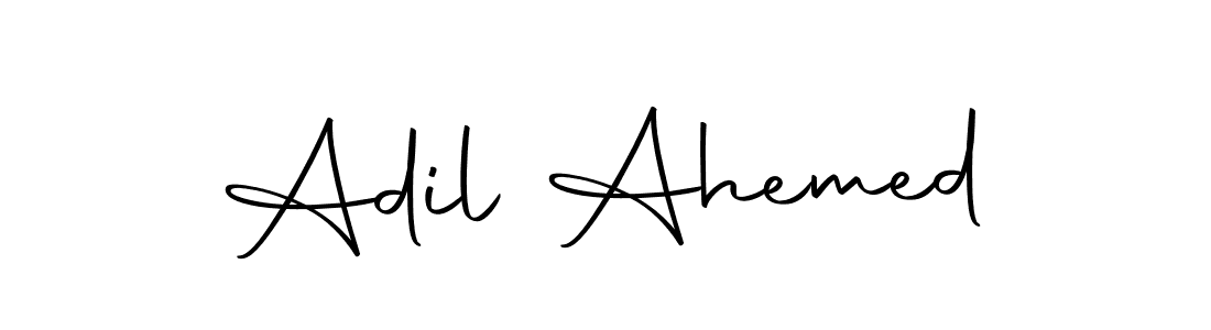 Here are the top 10 professional signature styles for the name Adil Ahemed. These are the best autograph styles you can use for your name. Adil Ahemed signature style 10 images and pictures png