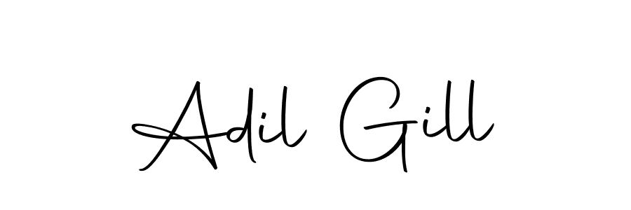 Also we have Adil Gill name is the best signature style. Create professional handwritten signature collection using Autography-DOLnW autograph style. Adil Gill signature style 10 images and pictures png