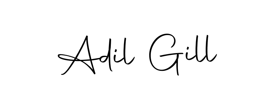 This is the best signature style for the Adil Gill name. Also you like these signature font (Autography-DOLnW). Mix name signature. Adil Gill signature style 10 images and pictures png