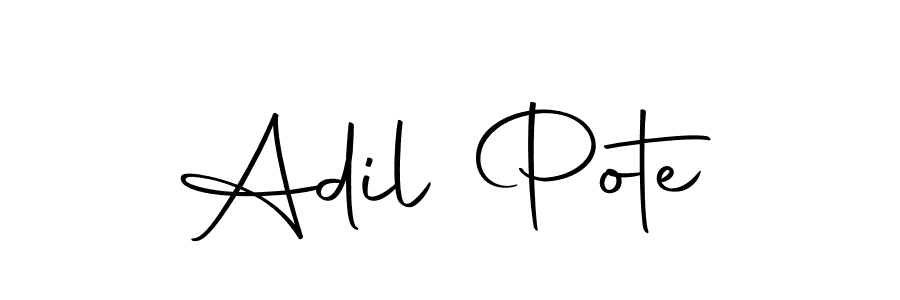 Adil Pote stylish signature style. Best Handwritten Sign (Autography-DOLnW) for my name. Handwritten Signature Collection Ideas for my name Adil Pote. Adil Pote signature style 10 images and pictures png