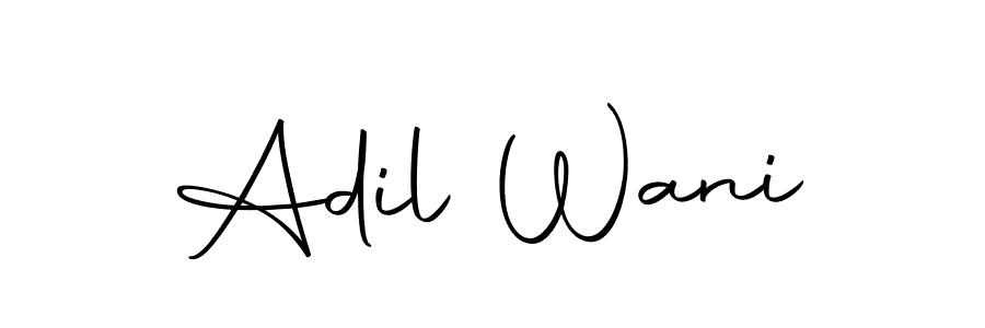 Similarly Autography-DOLnW is the best handwritten signature design. Signature creator online .You can use it as an online autograph creator for name Adil Wani. Adil Wani signature style 10 images and pictures png