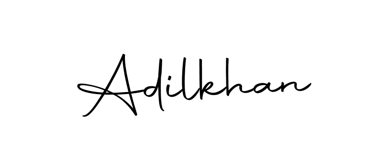 Design your own signature with our free online signature maker. With this signature software, you can create a handwritten (Autography-DOLnW) signature for name Adilkhan. Adilkhan signature style 10 images and pictures png