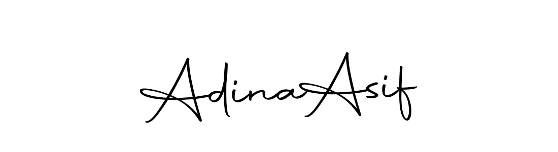 Similarly Autography-DOLnW is the best handwritten signature design. Signature creator online .You can use it as an online autograph creator for name Adina  Asif. Adina  Asif signature style 10 images and pictures png