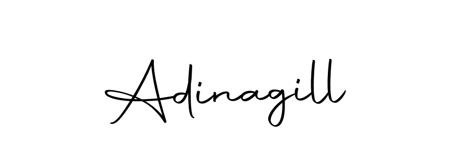 How to make Adinagill signature? Autography-DOLnW is a professional autograph style. Create handwritten signature for Adinagill name. Adinagill signature style 10 images and pictures png