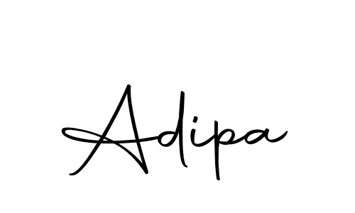 You should practise on your own different ways (Autography-DOLnW) to write your name (Adipa) in signature. don't let someone else do it for you. Adipa signature style 10 images and pictures png