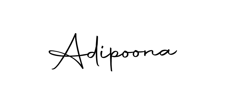 Create a beautiful signature design for name Adipoona. With this signature (Autography-DOLnW) fonts, you can make a handwritten signature for free. Adipoona signature style 10 images and pictures png