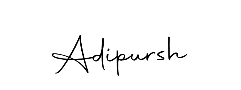 How to make Adipursh name signature. Use Autography-DOLnW style for creating short signs online. This is the latest handwritten sign. Adipursh signature style 10 images and pictures png