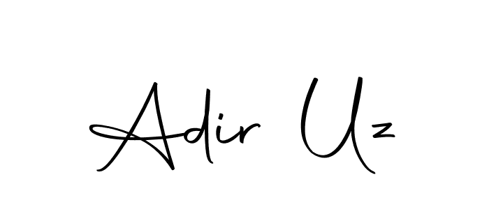 Create a beautiful signature design for name Adir Uz. With this signature (Autography-DOLnW) fonts, you can make a handwritten signature for free. Adir Uz signature style 10 images and pictures png