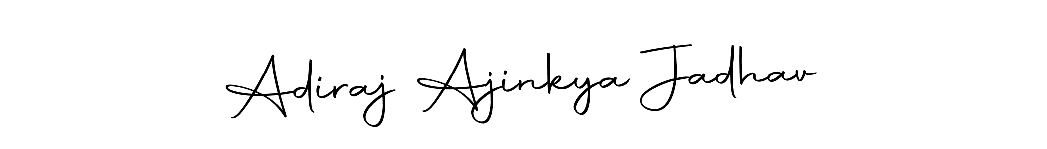 Design your own signature with our free online signature maker. With this signature software, you can create a handwritten (Autography-DOLnW) signature for name Adiraj Ajinkya Jadhav. Adiraj Ajinkya Jadhav signature style 10 images and pictures png