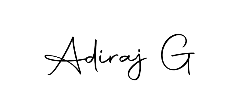 This is the best signature style for the Adiraj G name. Also you like these signature font (Autography-DOLnW). Mix name signature. Adiraj G signature style 10 images and pictures png