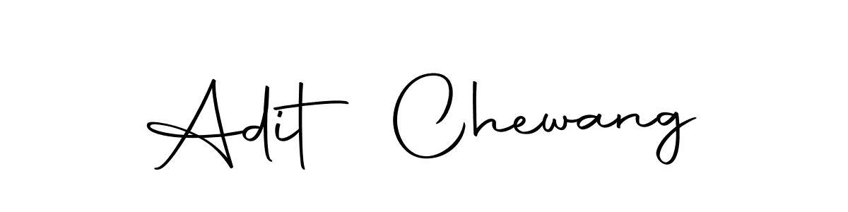 You should practise on your own different ways (Autography-DOLnW) to write your name (Adit Chewang) in signature. don't let someone else do it for you. Adit Chewang signature style 10 images and pictures png