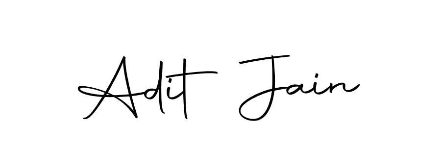 Design your own signature with our free online signature maker. With this signature software, you can create a handwritten (Autography-DOLnW) signature for name Adit Jain. Adit Jain signature style 10 images and pictures png