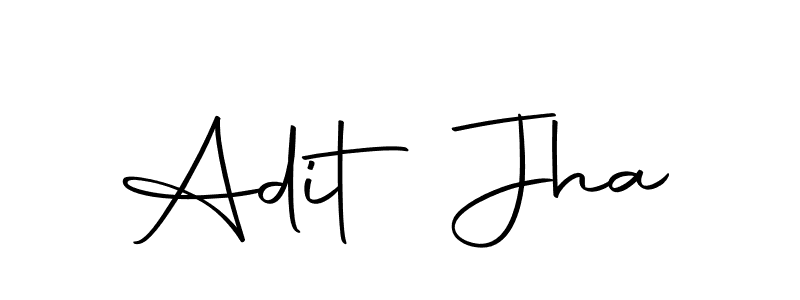 Make a beautiful signature design for name Adit Jha. Use this online signature maker to create a handwritten signature for free. Adit Jha signature style 10 images and pictures png