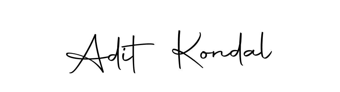 Create a beautiful signature design for name Adit Kondal. With this signature (Autography-DOLnW) fonts, you can make a handwritten signature for free. Adit Kondal signature style 10 images and pictures png