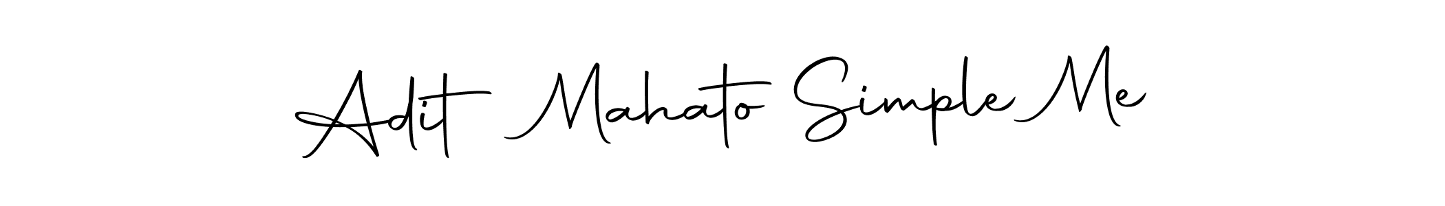 It looks lik you need a new signature style for name Adit Mahato Simple Me. Design unique handwritten (Autography-DOLnW) signature with our free signature maker in just a few clicks. Adit Mahato Simple Me signature style 10 images and pictures png