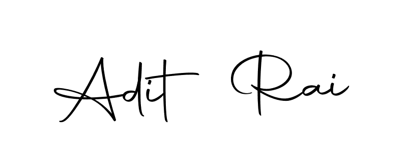 Design your own signature with our free online signature maker. With this signature software, you can create a handwritten (Autography-DOLnW) signature for name Adit Rai. Adit Rai signature style 10 images and pictures png