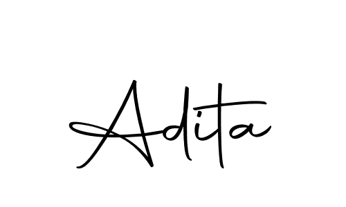 How to make Adita signature? Autography-DOLnW is a professional autograph style. Create handwritten signature for Adita name. Adita signature style 10 images and pictures png