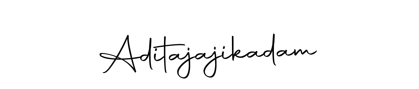 The best way (Autography-DOLnW) to make a short signature is to pick only two or three words in your name. The name Aditajajikadam include a total of six letters. For converting this name. Aditajajikadam signature style 10 images and pictures png